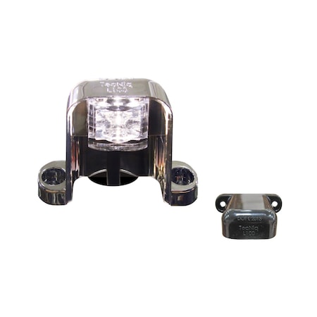 Tecniq Chrm Base License Lamp Vert Plane Mnt TQ L10-WC00-1